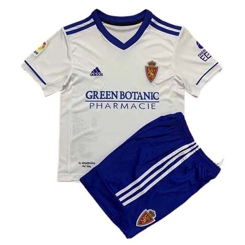 Heimtrikot Real Zaragoza Kinder 2021-2022 Günstige Fußballtrikots